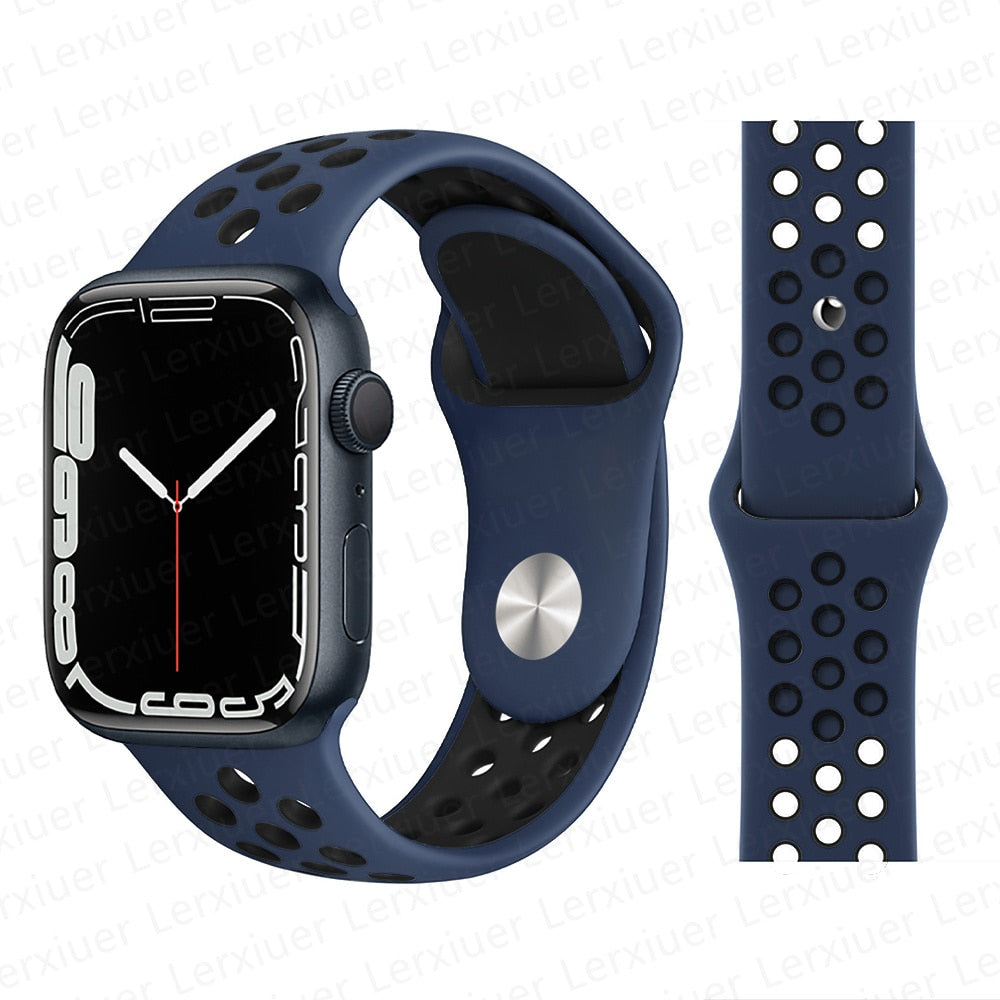 Pulseira Silicone Premium Novas Cores para Smartwatch Apple