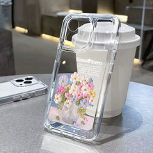 Carregar imagem no visualizador da galeria, Capa Transparente Estampa Flores para Samsung
