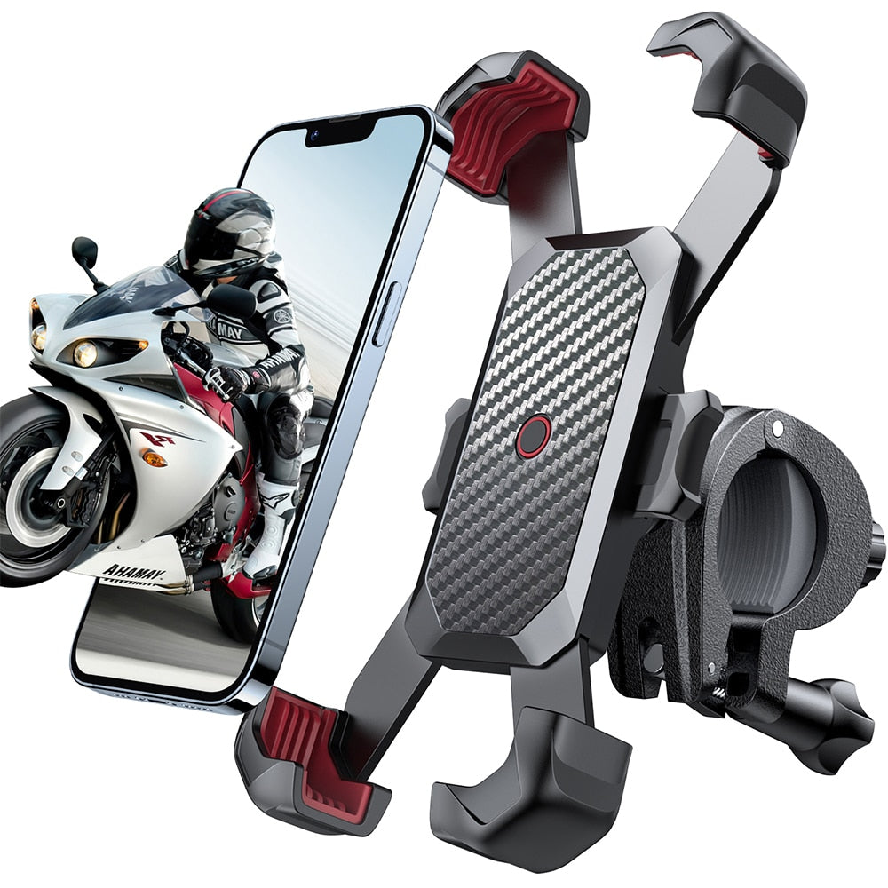 EXCLUSIVIDADE Suporte Celular Universal 360° Ajustável para Motos e Bicicletas