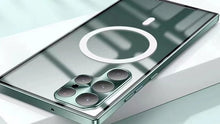 Carregar imagem no visualizador da galeria, LANÇAMENTO MUNDIAL Capa Premium Alumínio com Círculo MagSafe Para Samsung

