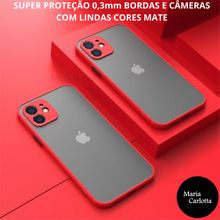 Carregar imagem no visualizador da galeria, Capa Mate Super Fina Máxima Proteção Para iPhone Novo Material - A 2a UN 40% OFF
