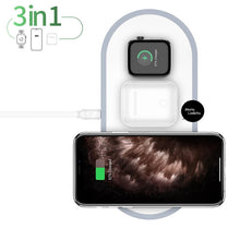 Carregar imagem no visualizador da galeria, LANÇAMENTO Carregador Wireless Premium 3 em 1 Para Samsung e iPhone
