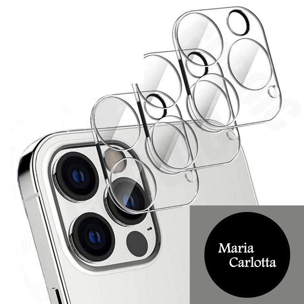 Kit 3 Películas para Câmera Vidro Temperado para iPhone