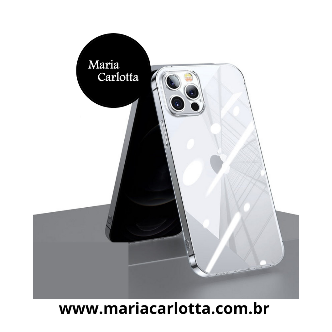 Capa Transparente Luxo para iPhone Máxima Proteção